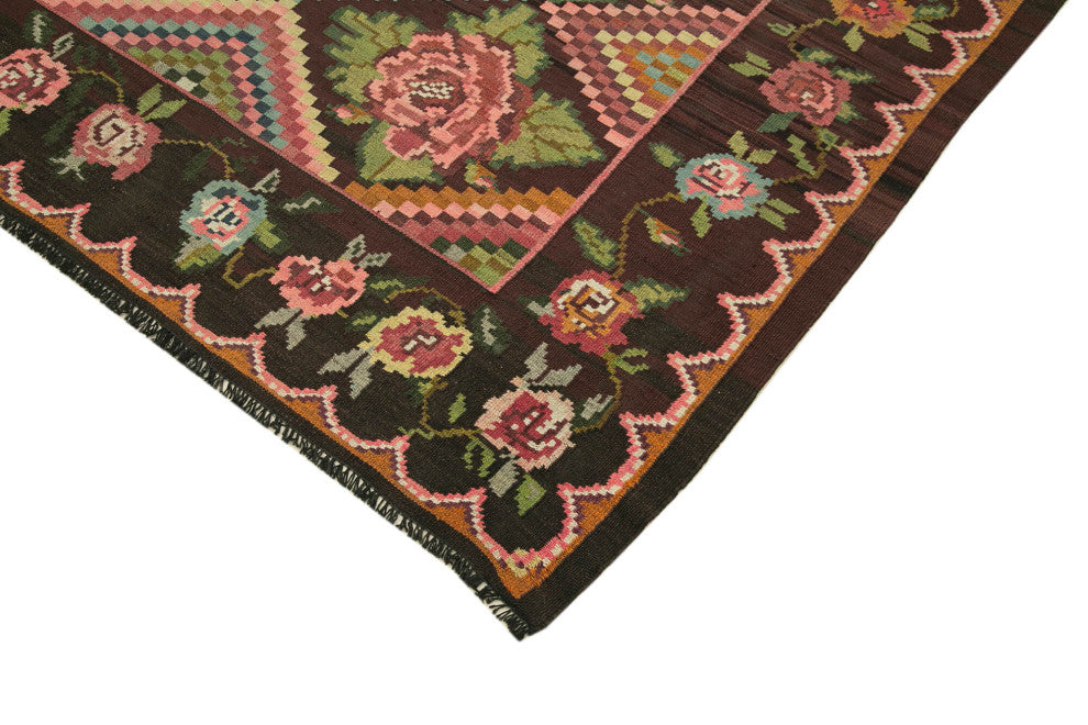 Rug N Carpet - Handmade Moldovan 6' 4'' x 9' 6'' Unique Flatweave Kilim Rug