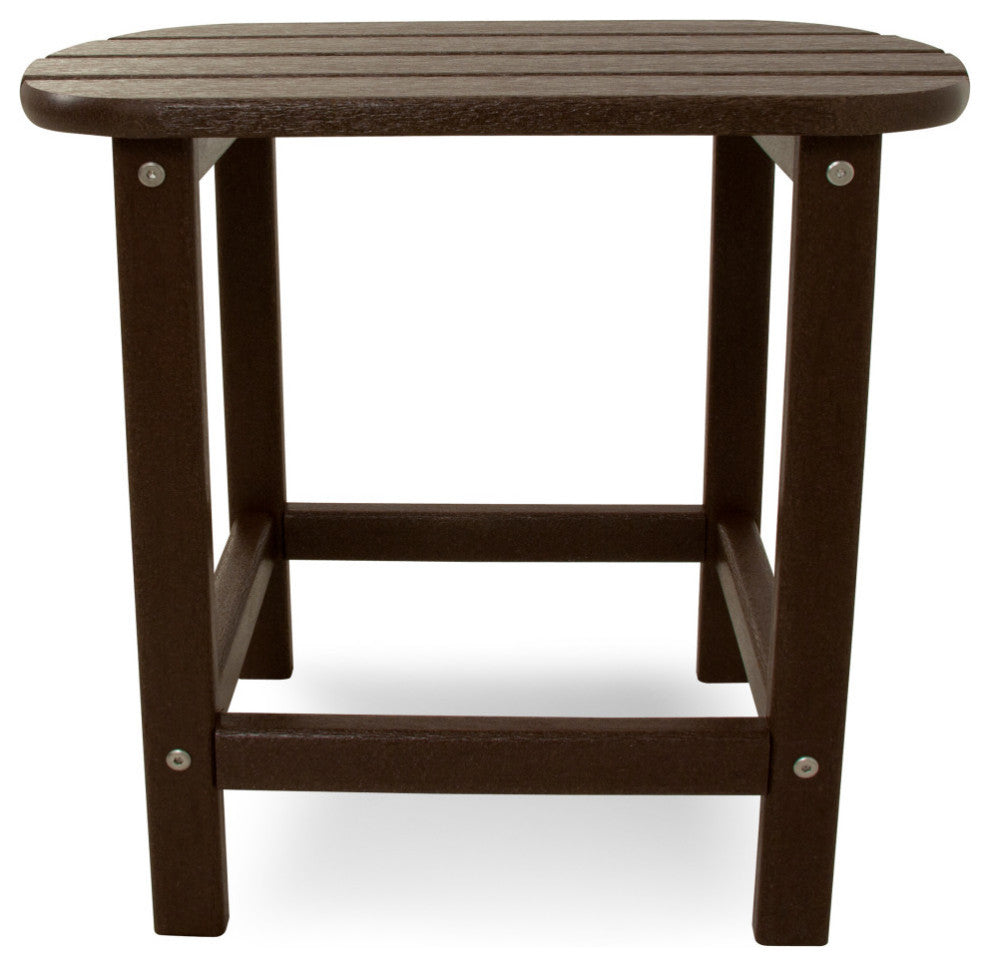 Polywood South Beach 18" Side Table, Mahogany