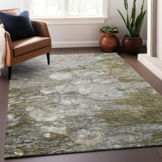 Premium Machine Washable Mayfield AMF698 Brown 8' x 10' Rug