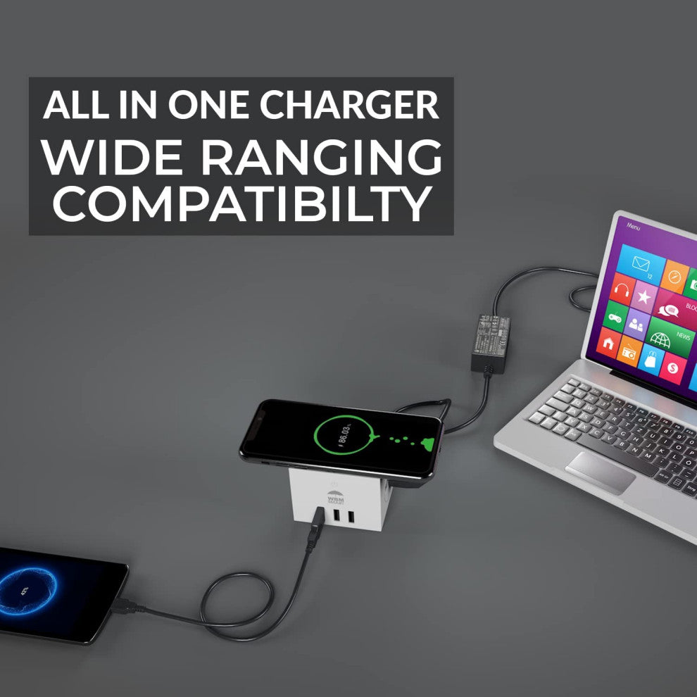 WBM Smart 3, 1 Wireless Charging Cube Power Strip
