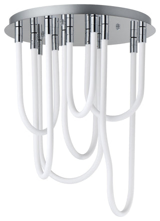 ET2 E24987 Soleil 20"W Flush Mount Ceiling Fixture - Polished Chrome