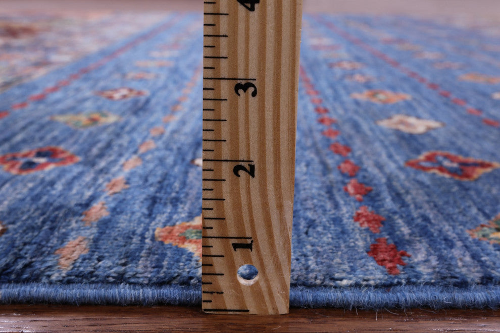 Super Kazak Khorjin Hand Knotted Wool Rug 5' 7" X 7' 10" Q10098