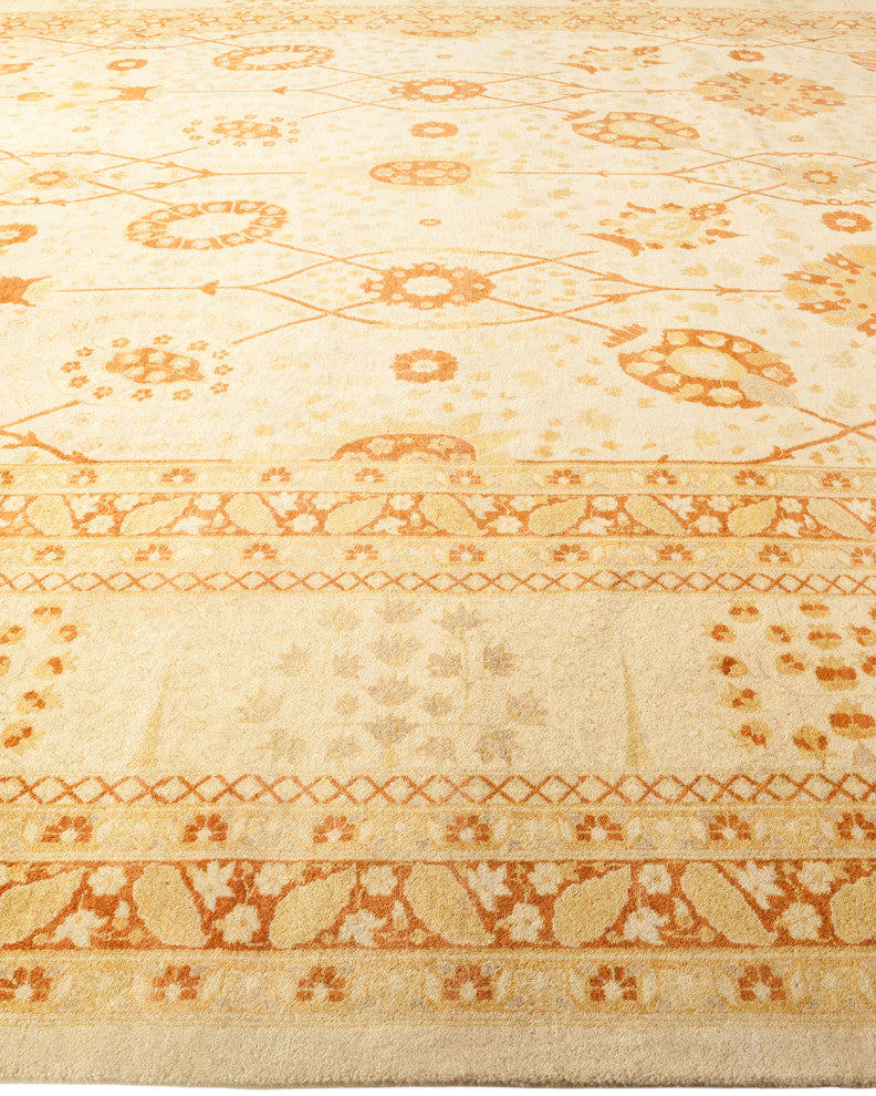 Mogul, One-of-a-Kind Hand-Knotted Area Rug Ivory, 9'4"x12'2"