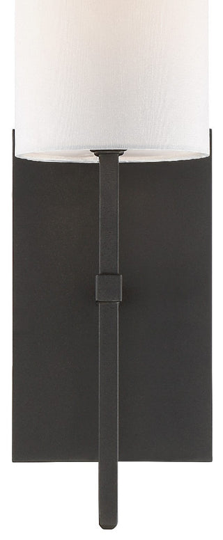 Veronica 1 Light Black Wall Mount