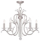 Serafina Chandelier, Brushed Nickel