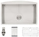 33" Farmhouse Kitchen Sink 18 Gauge Stainless Steel Single-Bowl Kitchen Sink