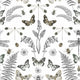 Hidden Treasures White Peel and Stick Wallpaper