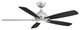 Doren 52" Ceiling Fan, Brushed Nickel With LED Light Kit