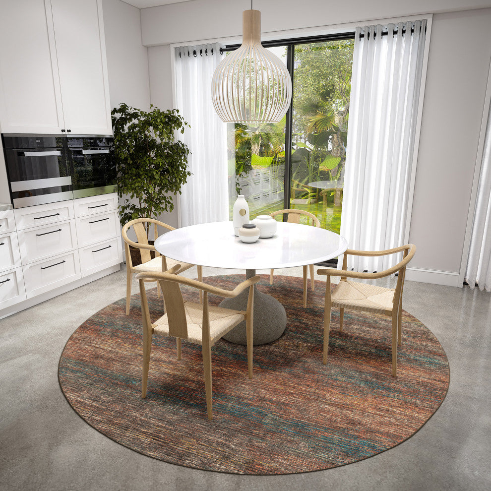 Dalyn Ciara CR1 Paprika 8'x8' Round Rug