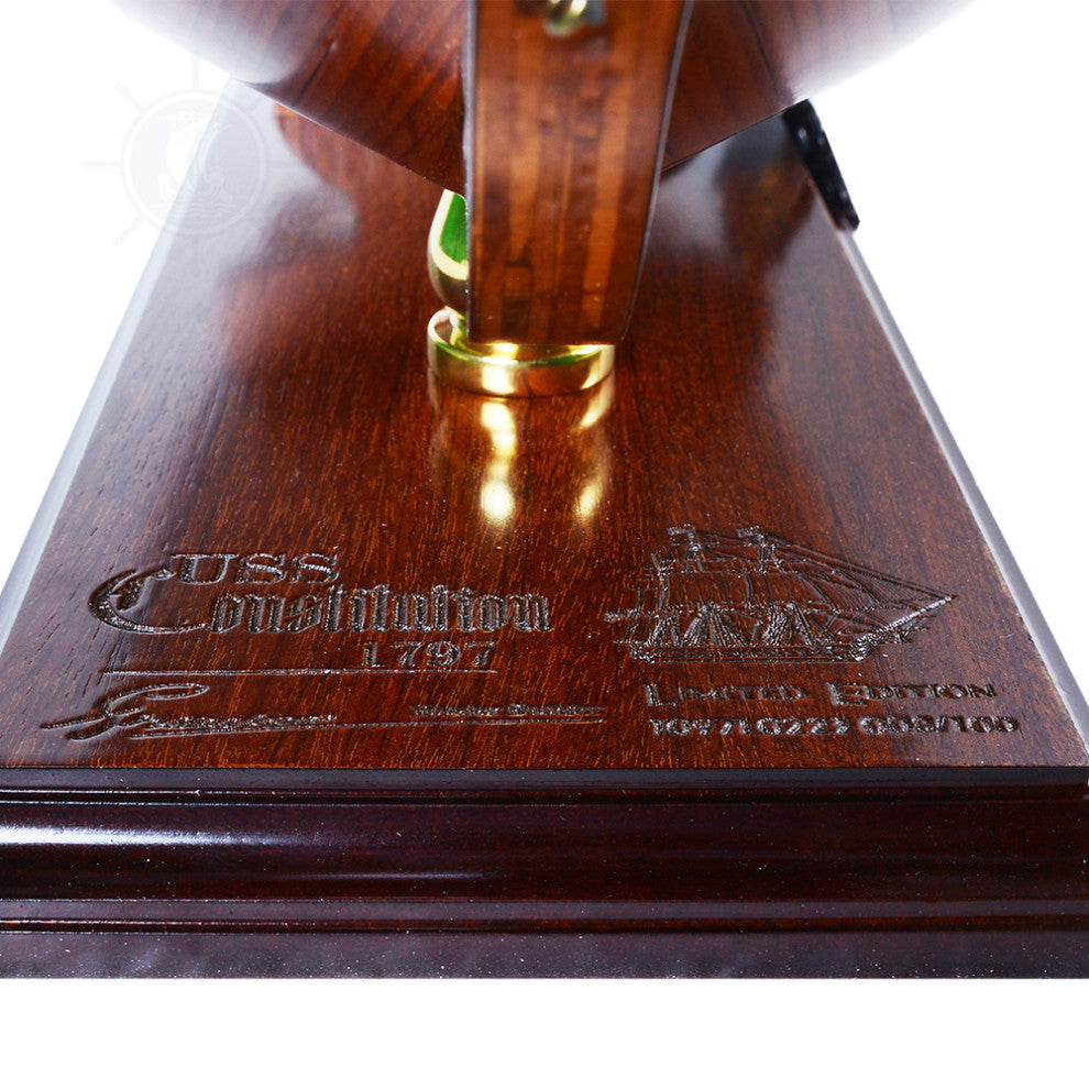 USS Constitution Limited Edition Full Crooked Sails Only 100 Units