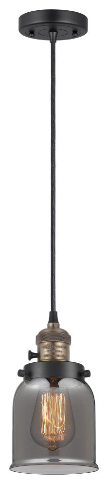 INNOVATIONS 201CSW-BAB-G53 1-Light Mini Pendant Black Antique Brass