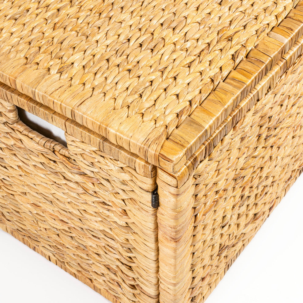 Anada Wicker Weave 30" Storage Trunk, Natural