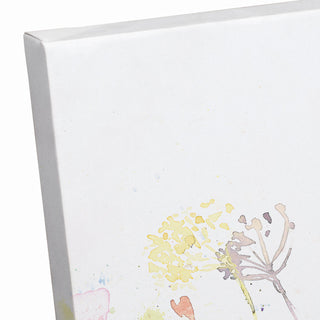 Watercolor Spring Floral 16x16 Canvas Wall Art