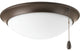 Progress Lighting AirPro 1-Light DC LED Ceiling Fan Light Kit, Antique Bronze