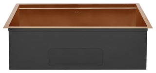Tourner 32 x 19, Single Basin, Undermount Kitchen Workstation Sink, Rose Gold