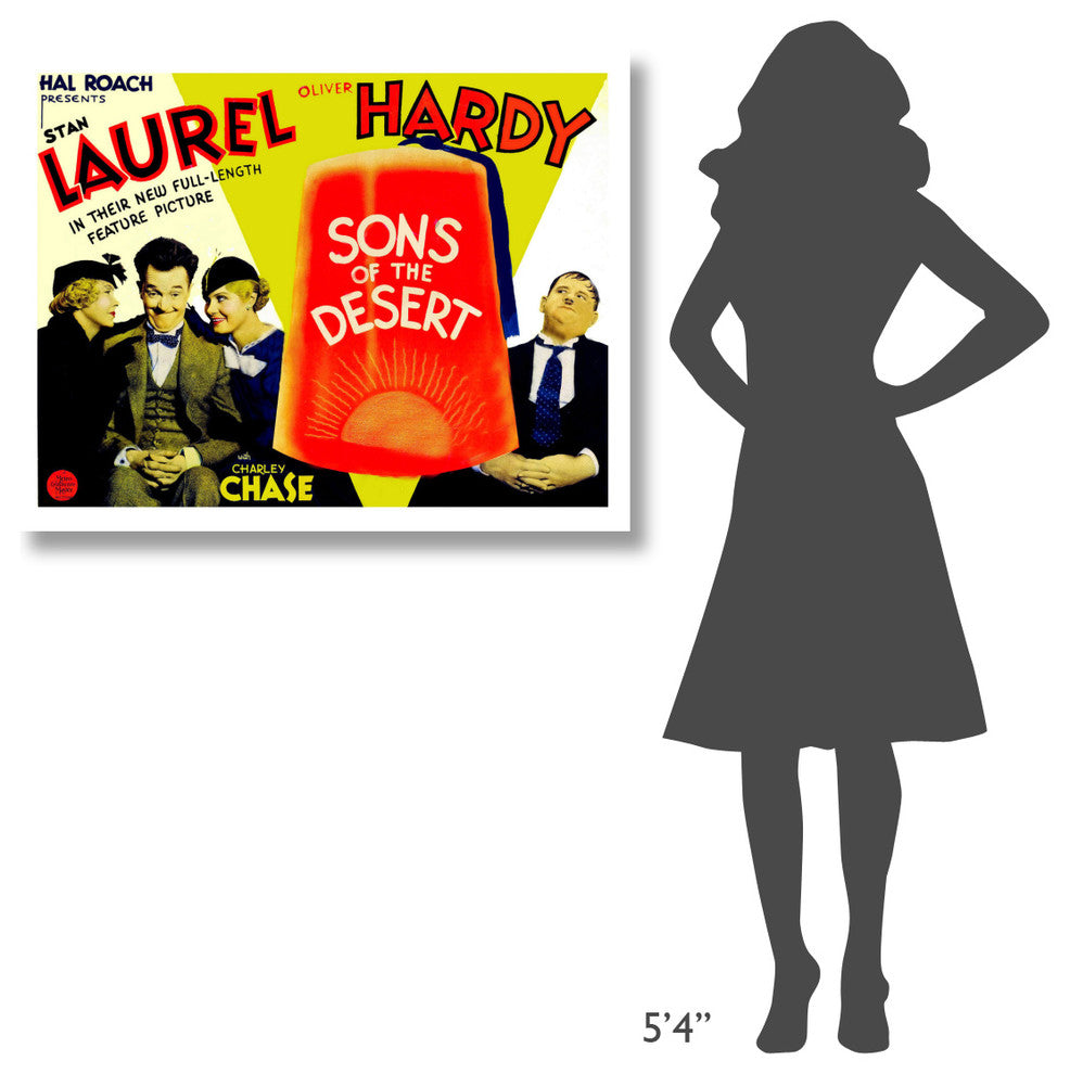 "Laurel & Hardy - Sons of the Desert" Canvas by Hollywood Photo Archive, 40x32"