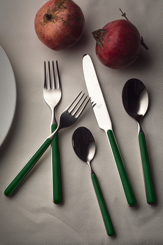 Fantasia Flatware, Green, 5-Piece Set