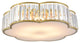 Modern Crystal Ceiling Light Fixture Gold, 5-Light