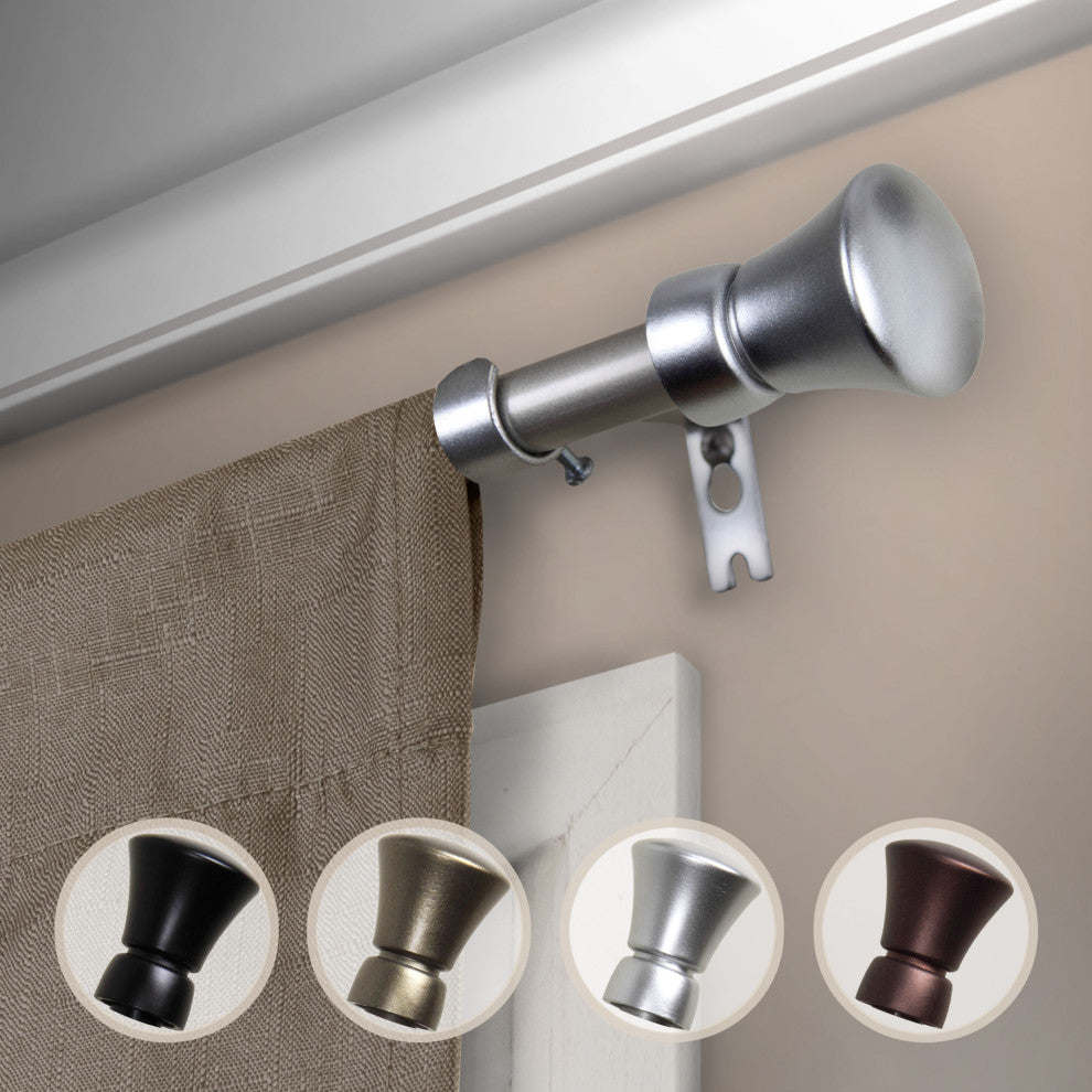 Reagan 5/8" Curtain Rod, 18-28"