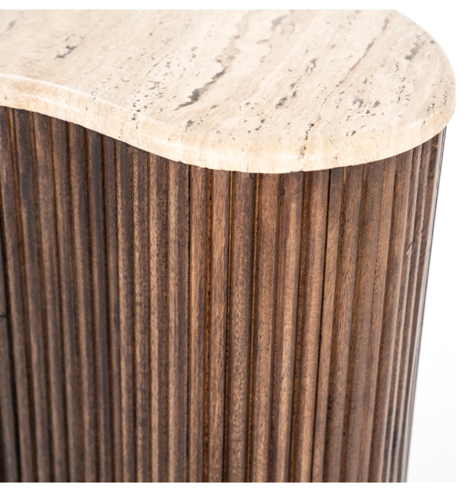 Organic Travertine Coffee Table | Eleonora Mari, Small