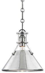 Metal No.2 Small Pendant, Polished Nickel