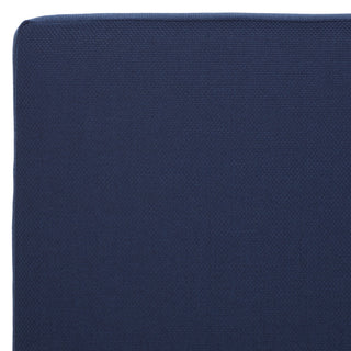 Safavieh Couture Vincent Wood Chaise Lounge Chair, Natural/Navy