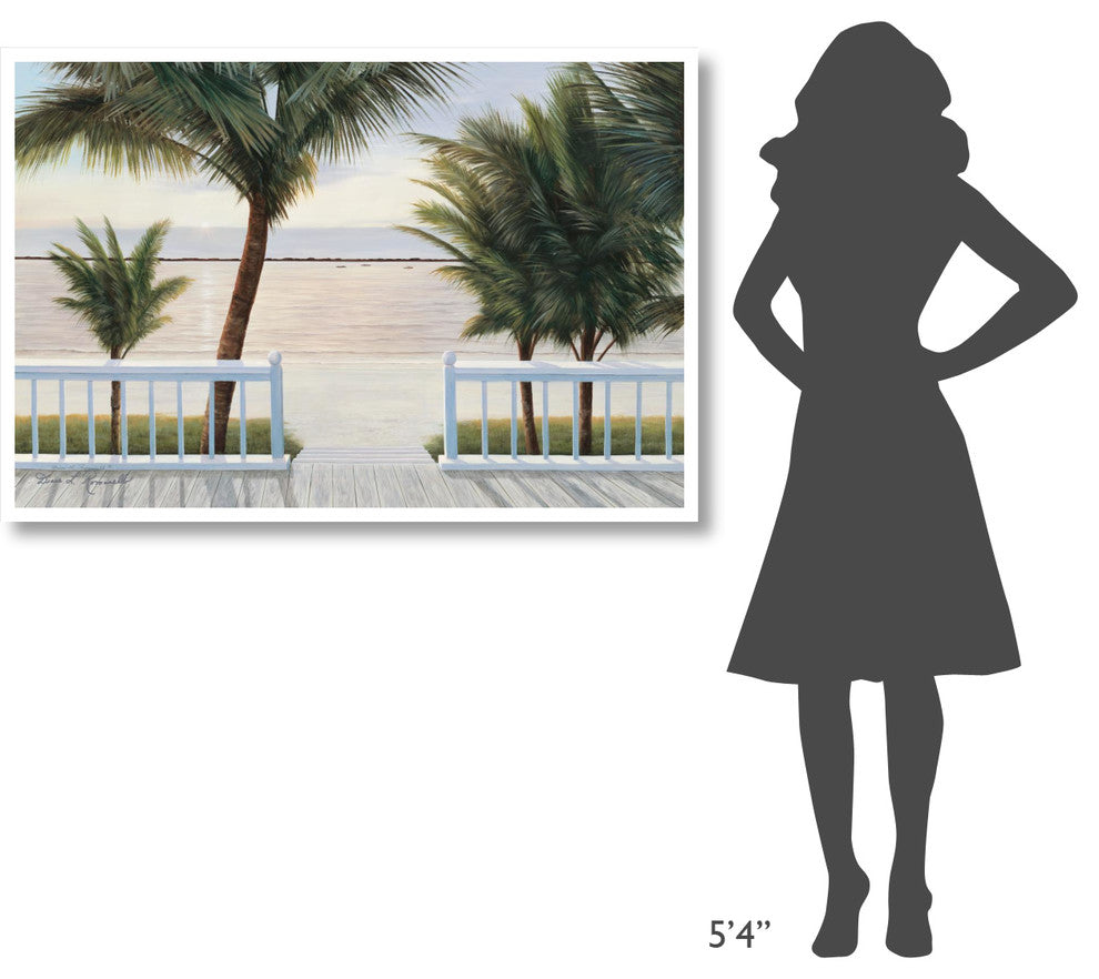 "Palm Bay" Digital Paper Print by Diane Romanello, 50"x34"