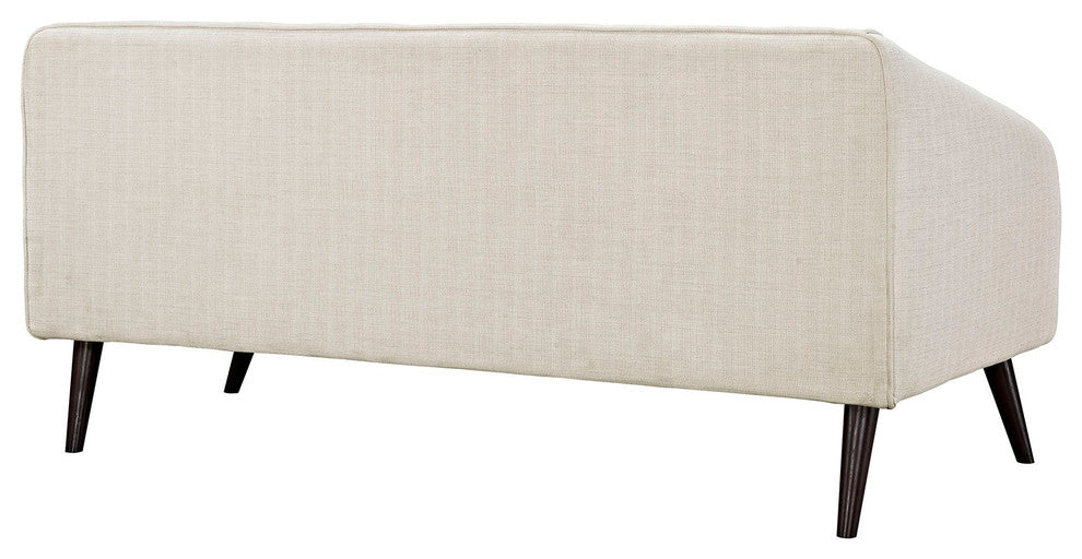 Modway Slide Upholstered Sofa, Beige
