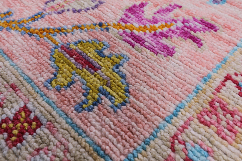 Handmade Turkish Oushak Wool Rug 9' 4" X 12' 0" - Q14816