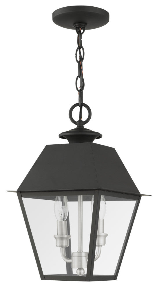 Black Classic, Colonial, Historical, Timeless Outdoor Pendant Lantern