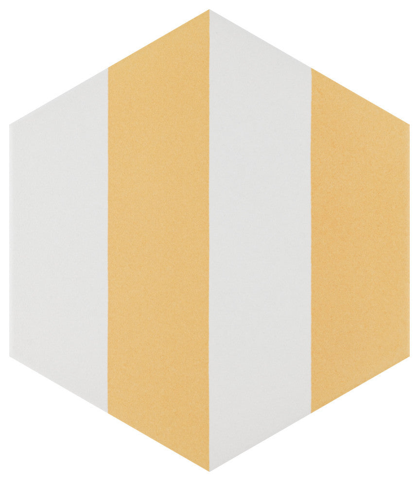 Porto Capri Hex Porcelain Floor and Wall Tile Sample
