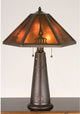 Meyda lighting 98516 29"H Grenway Amber Mica Table Lamp