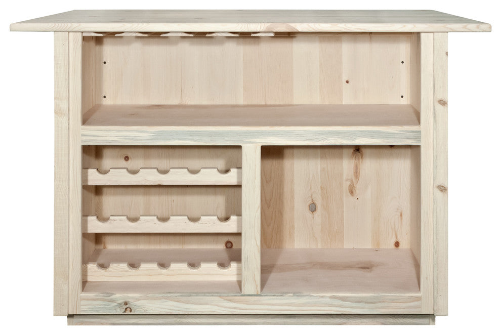 Homestead Collection Deluxe Bar With'' Rail, Ready to Finish