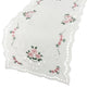 Daisy Collection 15"x54" Table Runner, Rose Red