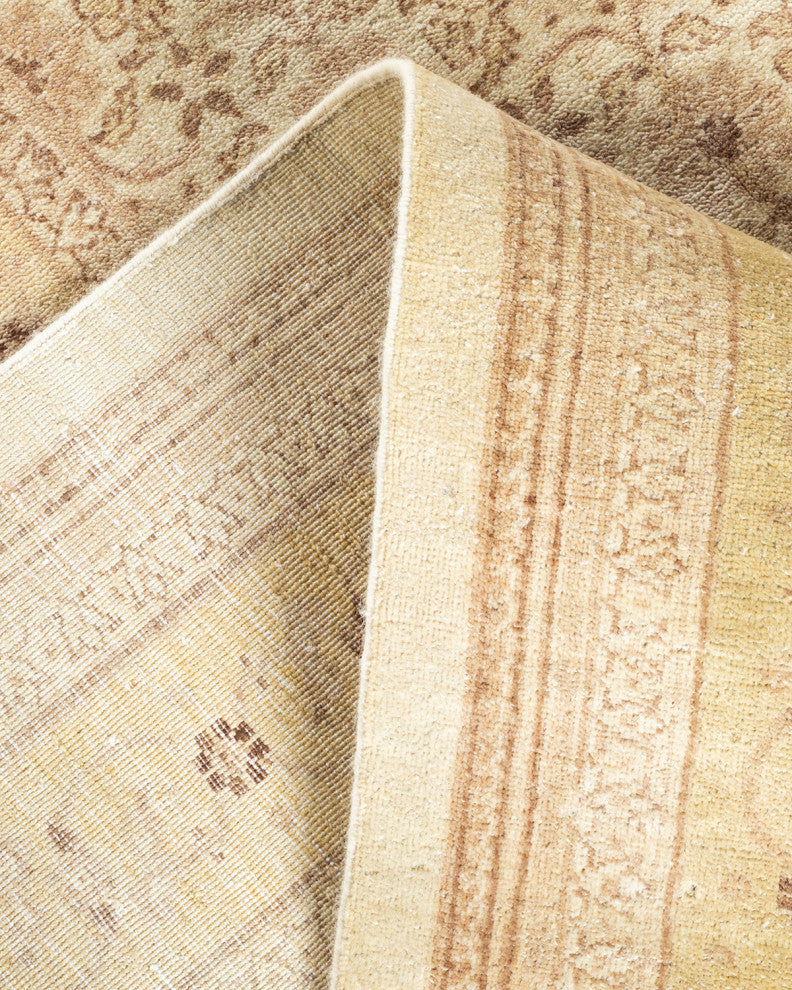 Jinani, One-of-a-Kind Hand-Knotted Area Rug Ivory, 9'2"x12'0"