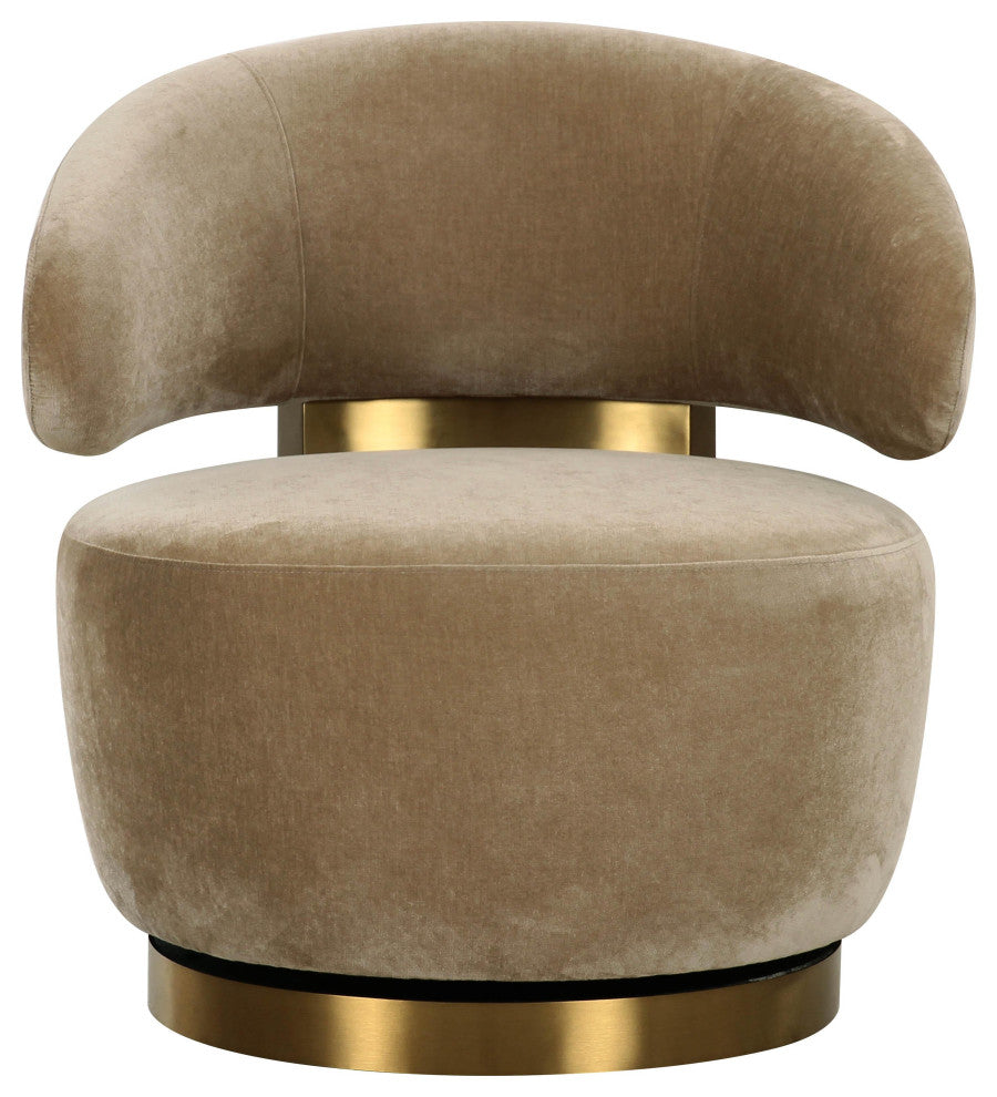 Austin Oat Recycled Fabric Swivel Chair Oat