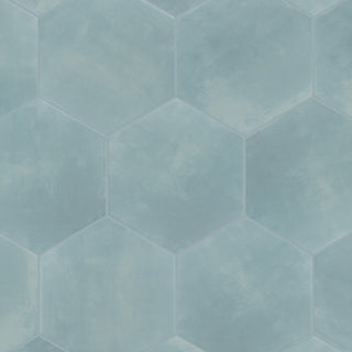 Horizon Hex Aguamarina Porcelain Floor and Wall Tile