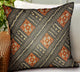 Plutus Cobalt Lattice Blue Geometric Luxury Outdoor/Indoor Throw Pillow, 16"x16"