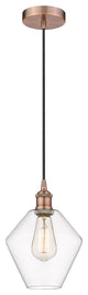 Innovations 616-1P-AC-G652-8-LED 1-Light Mini Pendant, Antique Copper