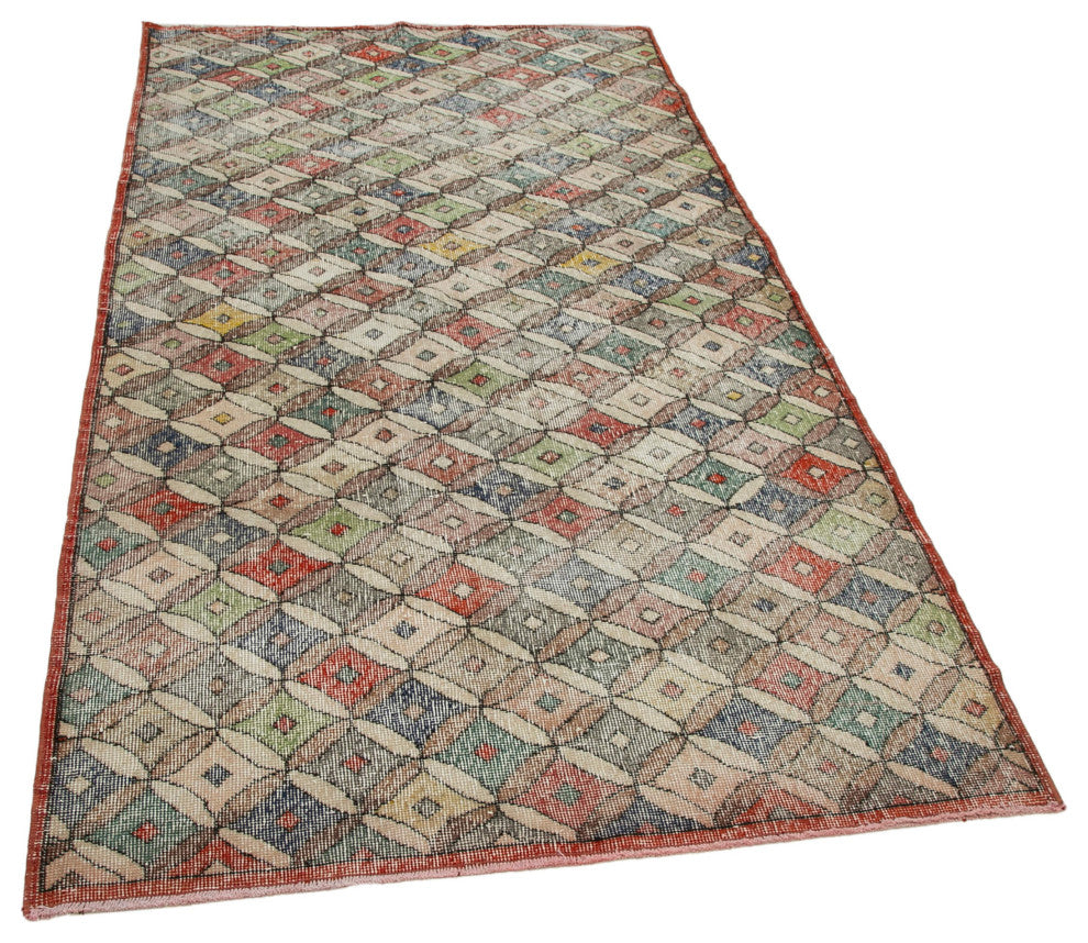 Rug N Carpet - Handwoven Anatolian 4' 4'' x 7' 10'' Vintage Area Rug