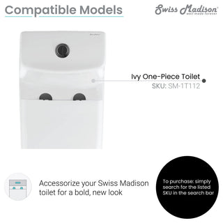 Toilet Hardware, SM-1T112, Black