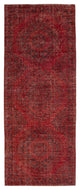 Rug N Carpet - Hand-knotted Turkish 4' 9" x 12' 8" Vintage Runner Rug