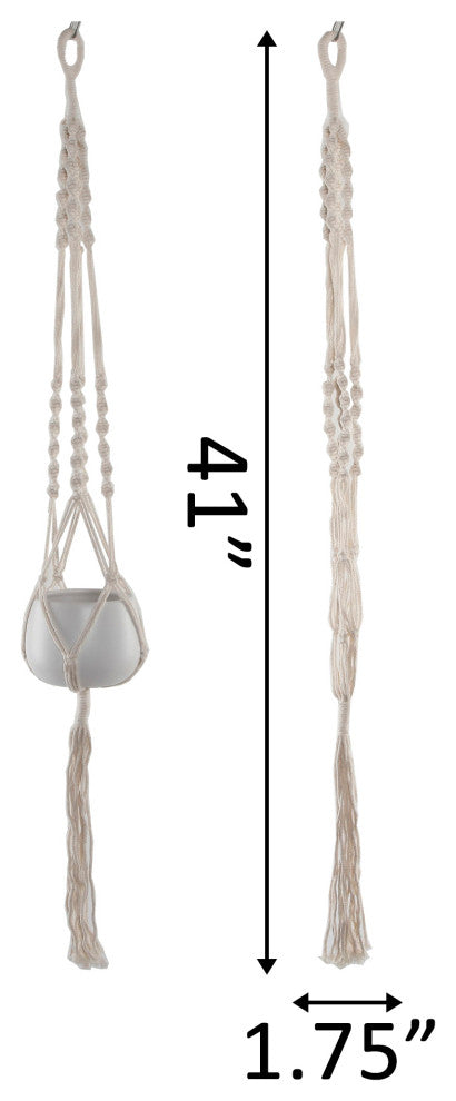 41" Hanging Macrame Planter Hanger