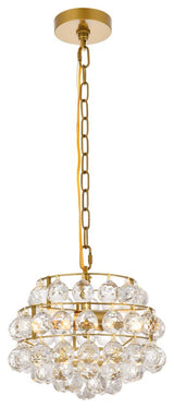 Seren 12" Pendant, Brass