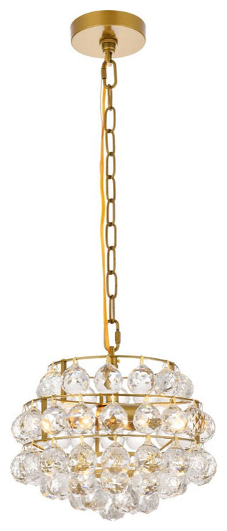 Seren 12" Pendant, Brass
