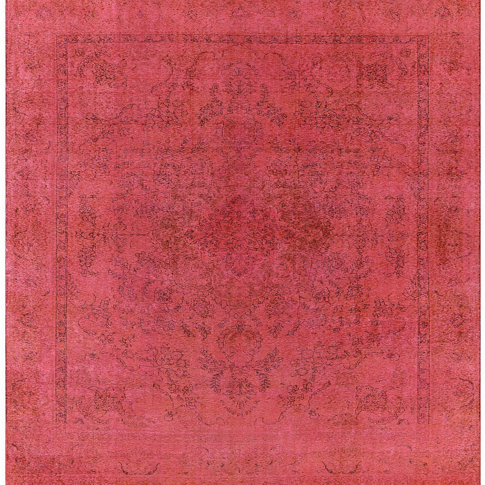 Ahgly Company Indoor Square Mid-Century Modern Area Rugs, 4' Square