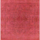 Ahgly Company Indoor Square Mid-Century Modern Area Rugs, 4' Square