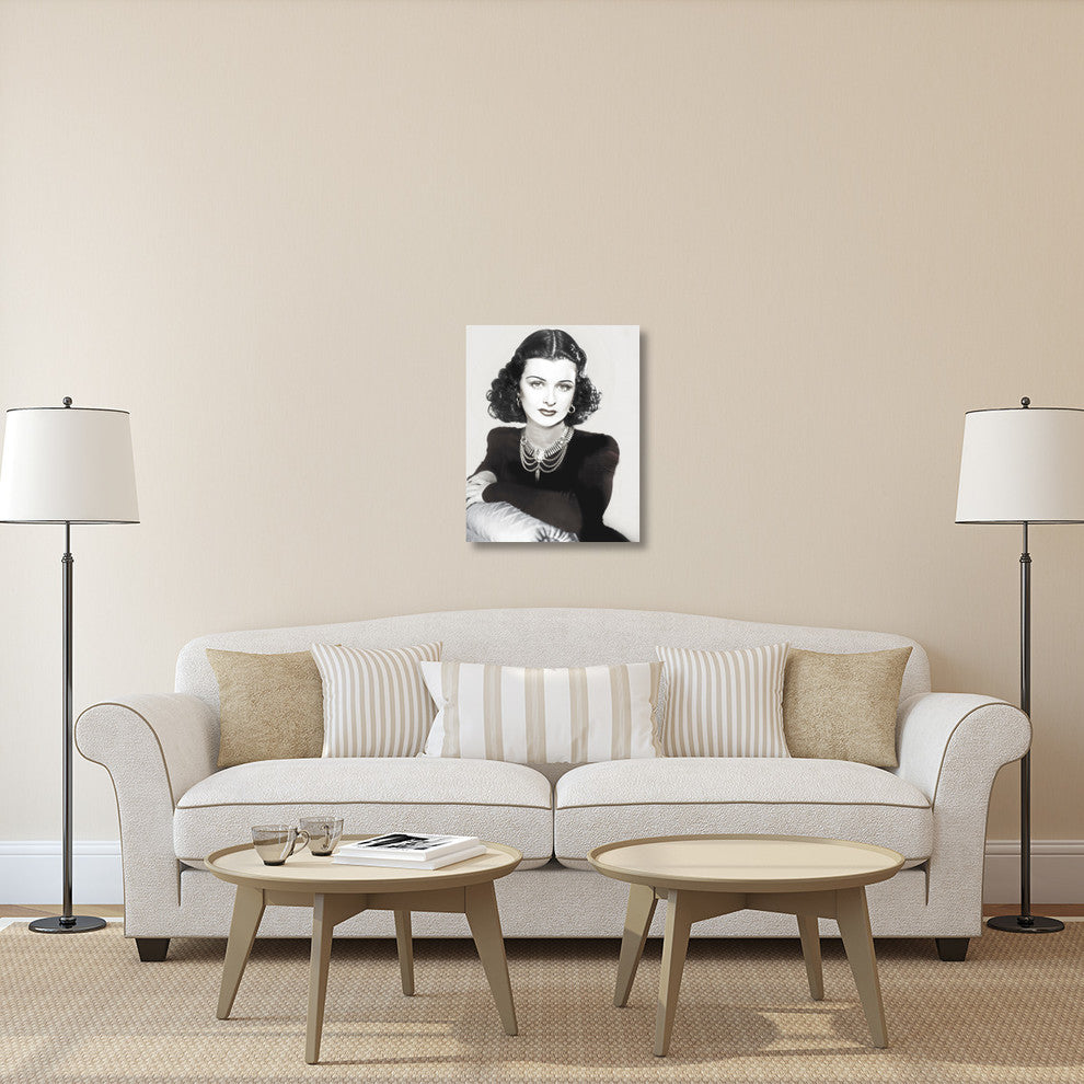 "Joan Bennett" Stretched Canvas Giclee by Hollywood Photo Archive, 24"x30"