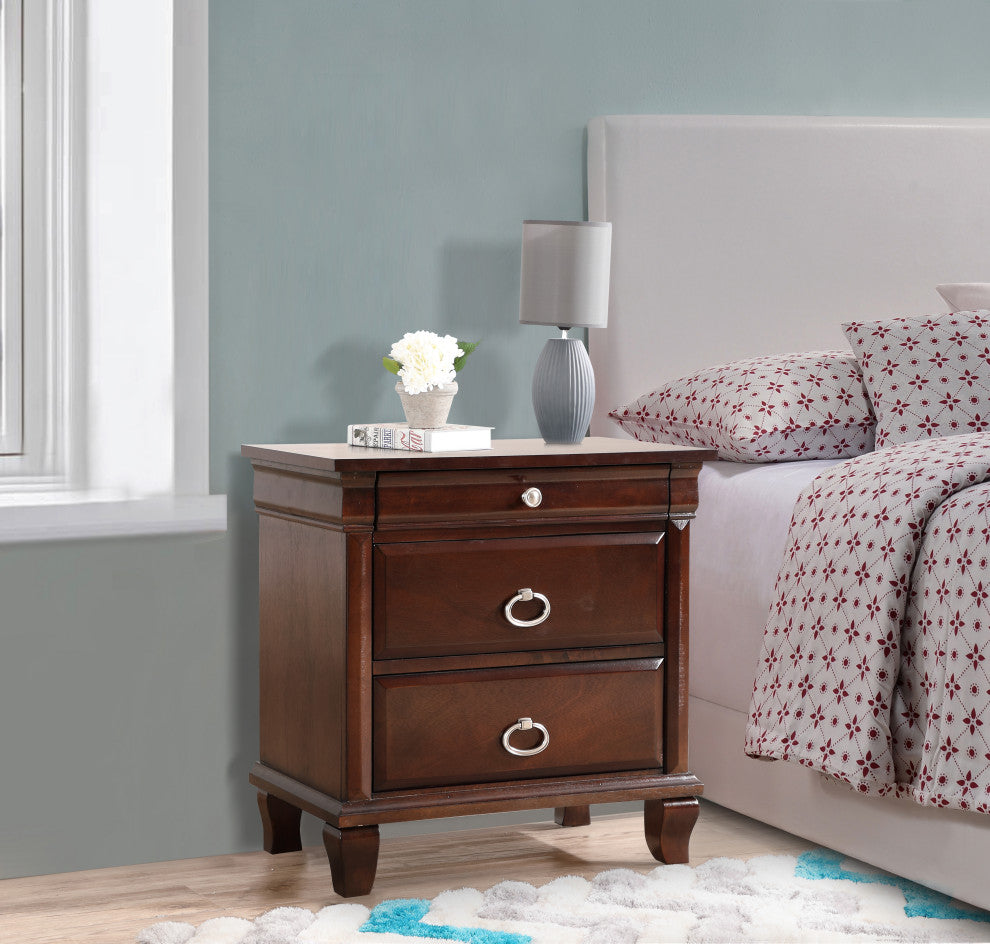 Yampai Nightstand, Cappuccino