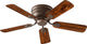Barclay 44" Hugger Ceiling Fan, Oiled Bronze